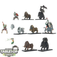 Orc & Goblin Tribes - 7 Orc Boar Boyz Mob - classic -...
