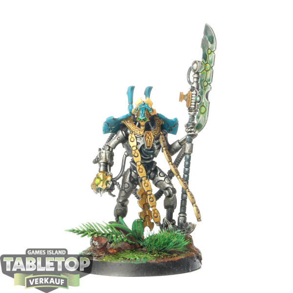 Necrons - Overlord with Tachyon Arrow - bemalt