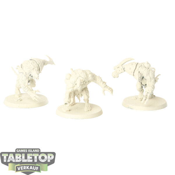 Skaven - 3x Rat Ogors - grundiert