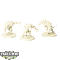 Skaven - 3x Rat Ogors - grundiert