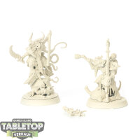 Skaven - Grey Seer & Warlock Engineer - grundiert