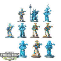 Thousand Sons - 10x Rubric Marines - teilweise bemalt