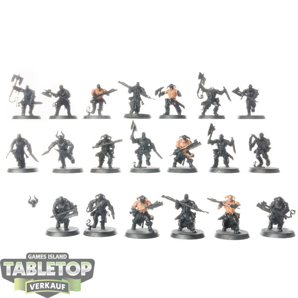 Blades of Khorne - 20x Bloodreavers - teilweise bemalt