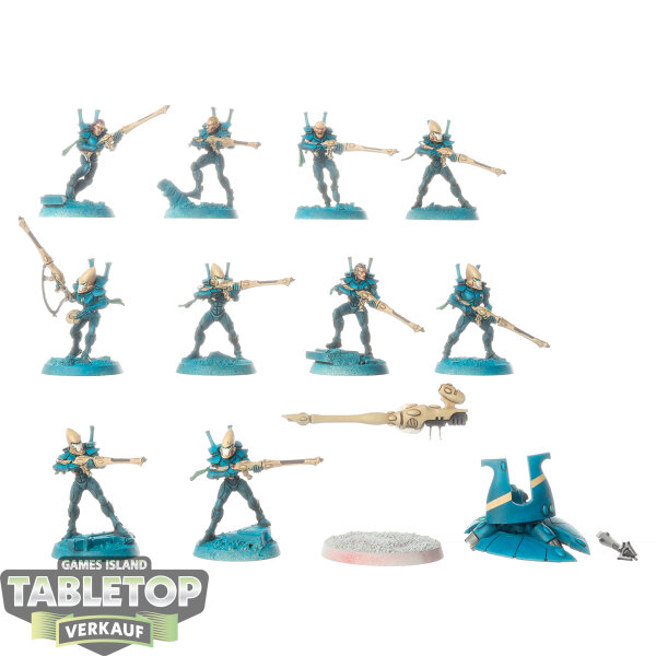 Aeldari - 10 Guardian Defenders - teilweise bemalt