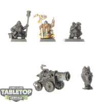 Dwarfen Mountain Holds - Dwarf Cannon - teilweise bemalt