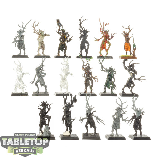 Sylvaneth - 17 Dryads - teilweise bemalt