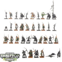 Wood Elf Realms - 35 Glade Guard - teilweise bemalt