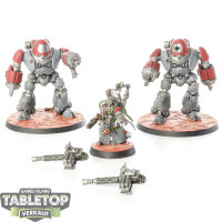 Adeptus Mechanicus - 2 Kastelan Robots - teilweise bemalt