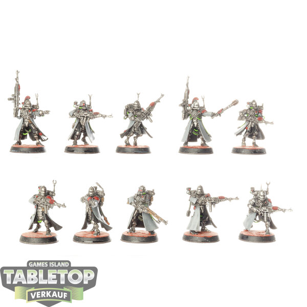 Adeptus Mechanicus - 10 Skitarii Vanguard - bemalt