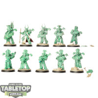 Thousand Sons - 10 Rubric Marines - teilweise bemalt