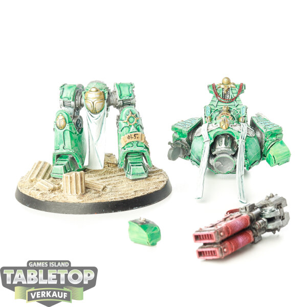 Horus Heresy - Thousand Sons – Contemptor-Osiron Dreadnought - teilweise bemalt