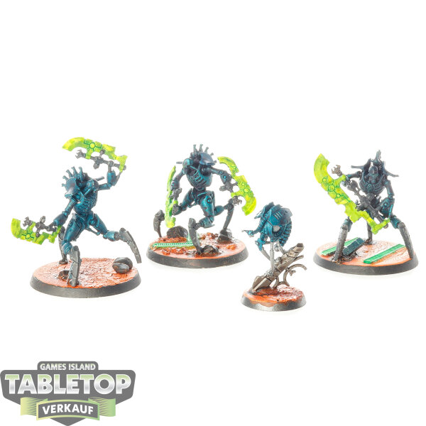 Necrons - 3 x Skorpekh Destroyers - teilweise bemalt