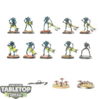 Necrons - 10 x Necron Warriors - teilweise bemalt
