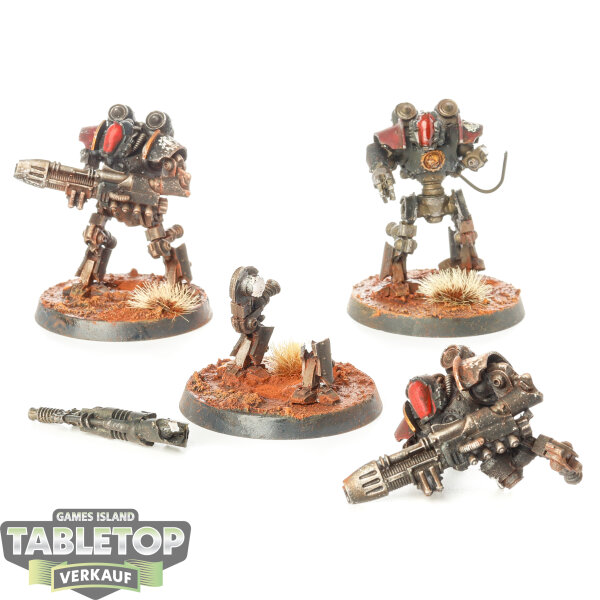 Horus Heresy - 3x Mechanicum Thallax Cohort klassisch - bemalt