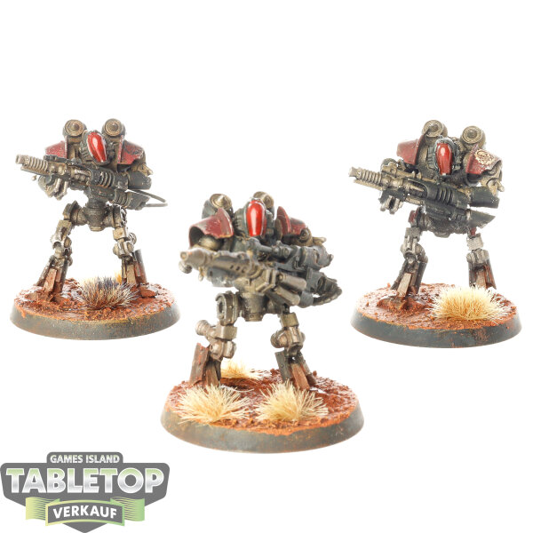 Horus Heresy - 3x Mechanicum Thallax Cohort klassisch - bemalt