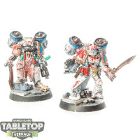 Horus Heresy - 2x World Eaters Apothecarions - bemalt