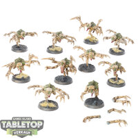 Tyraniden - 10 Genestealers klassisch - bemalt