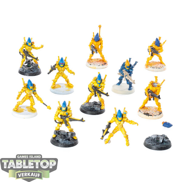 Aeldari - 10 Guardian Defenders klassisch - bemalt