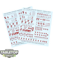 Tau Empire - 2 Transfer Sheets - Sonstiges