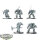 Grey Knights - 5x Grey Knights Brotherhood Terminator Squad - unbemalt