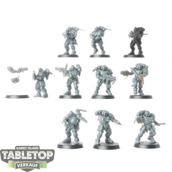 Space Marines - 10x Reiver Squad - teilweise bemalt