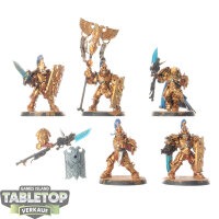 Adeptus Custodes - 5x Custodian Guard - teilweise bemalt