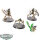 Necrons - 3x Skorpekh Destroyers - teilweise bemalt