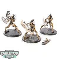 Necrons - 3x Skorpekh Destroyers - teilweise bemalt
