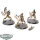Necrons - 3x Skorpekh Destroyers - teilweise bemalt