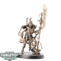 Necrons - Overlord with Tachyon Arrow - grundiert