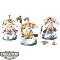 Adeptus Custodes - 3x Allarus Custodians - bemalt