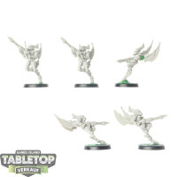 Aeldari - 5x Swooping Hawks - klassisch - unbemalt