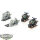 Chaos Space Marines - 4 Chaos Bikers klassisch - teilweise bemalt