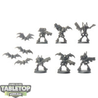 Tau Empire - 5 Vespid Stingwings - grundiert
