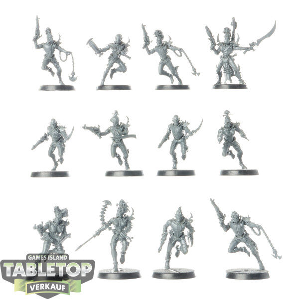 Drukhari - 12 Wyches - unbemalt