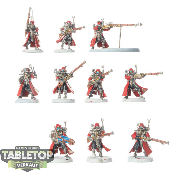 Adeptus Mechanicus - 10 Skitarii Rangers - bemalt