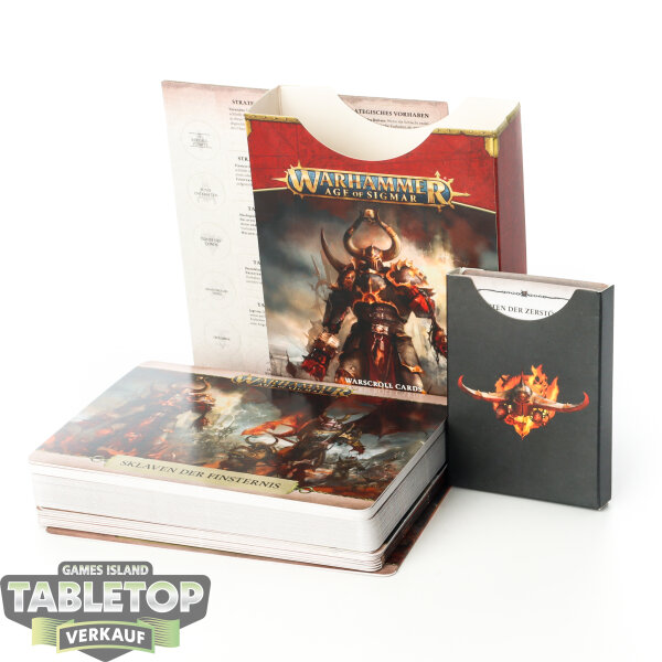 Slaves to Darkness - Warscroll & Enchantment Cards 3. Edition - deutsch