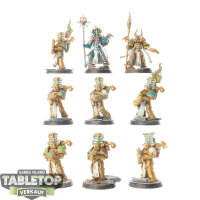 Thousand Sons - 9 Rubric Marines - teilweise bemalt
