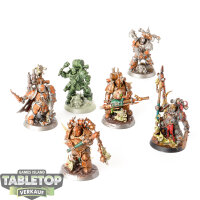 Death Guard - 6 Plague Marine Kill Team - teilweise bemalt