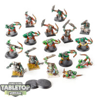 Orc & Goblin Tribes - 16 Orc Boyz & Orc Arrer...