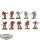 Space Marines - 10 x Assault Intercessor Squad - teilweise bemalt