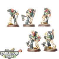 Space Marines - 5 x Assault Intercessor Squad - bemalt