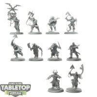 Blades of Khorne - 10 x Bloodreavers - teilweise bemalt