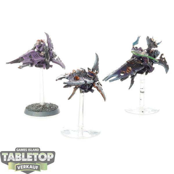 Aeldari - 3 x Reavers - bemalt