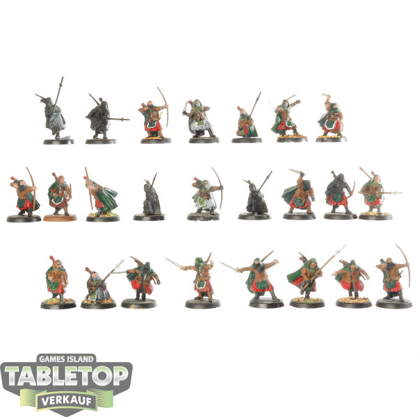 HdR Figuren - Gut - 24 x Rangers of Middle-earth - teilweise bemalt