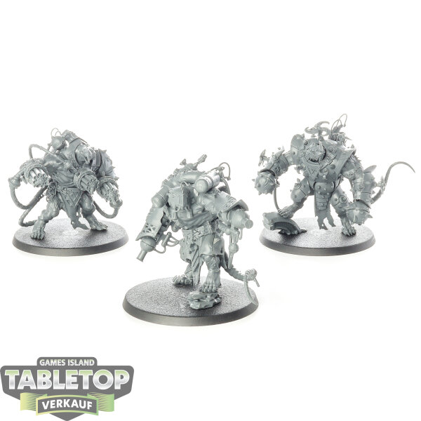 Skaven - 3 x Stormfiends - unbemalt