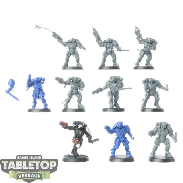 Space Marines - 10x Reiver Squad - teilweise bemalt