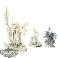 Orruk Warclans - Swampcalla Shaman with Pot-grot - grundiert