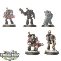 Deathwatch - 5x Veterans - teilweise bemalt