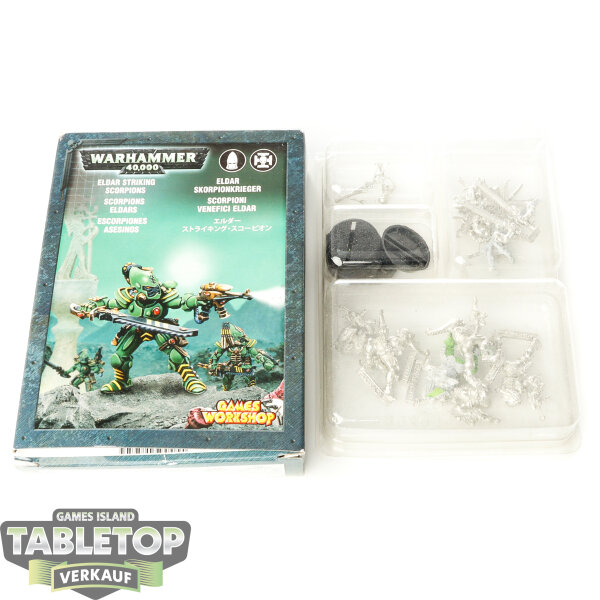 Aeldari - 5x Striking Scorpions - klassisch - teilweise bemalt